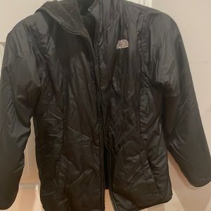 North Face black fleece jacket